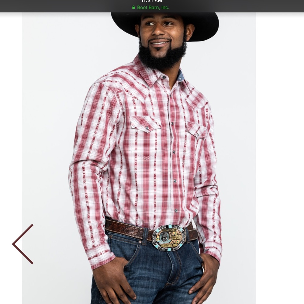 Men's Cody James NWT size 3x "Red Rodeo Shirt"